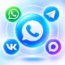 Кнопка связи через мессенджеры (Заказ звонка, Max, Telegram, VK, WhatsApp и другие.) — анонсное изображение 11400