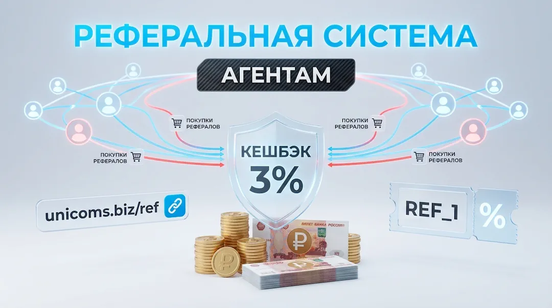 Партнерская программа ЮНИКОМС: Подробное руководство для агентов по заработку 3% с каждой покупки